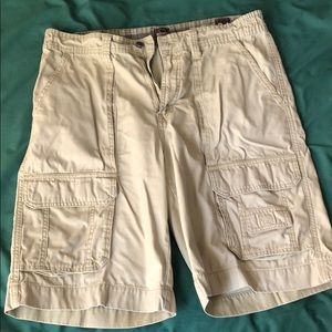 Khaki Cargo Shorts